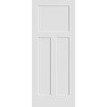 Trimlite 36" x 96" Primed 3-Panel Mission Interior Shaker Slab Door 3080pri8403